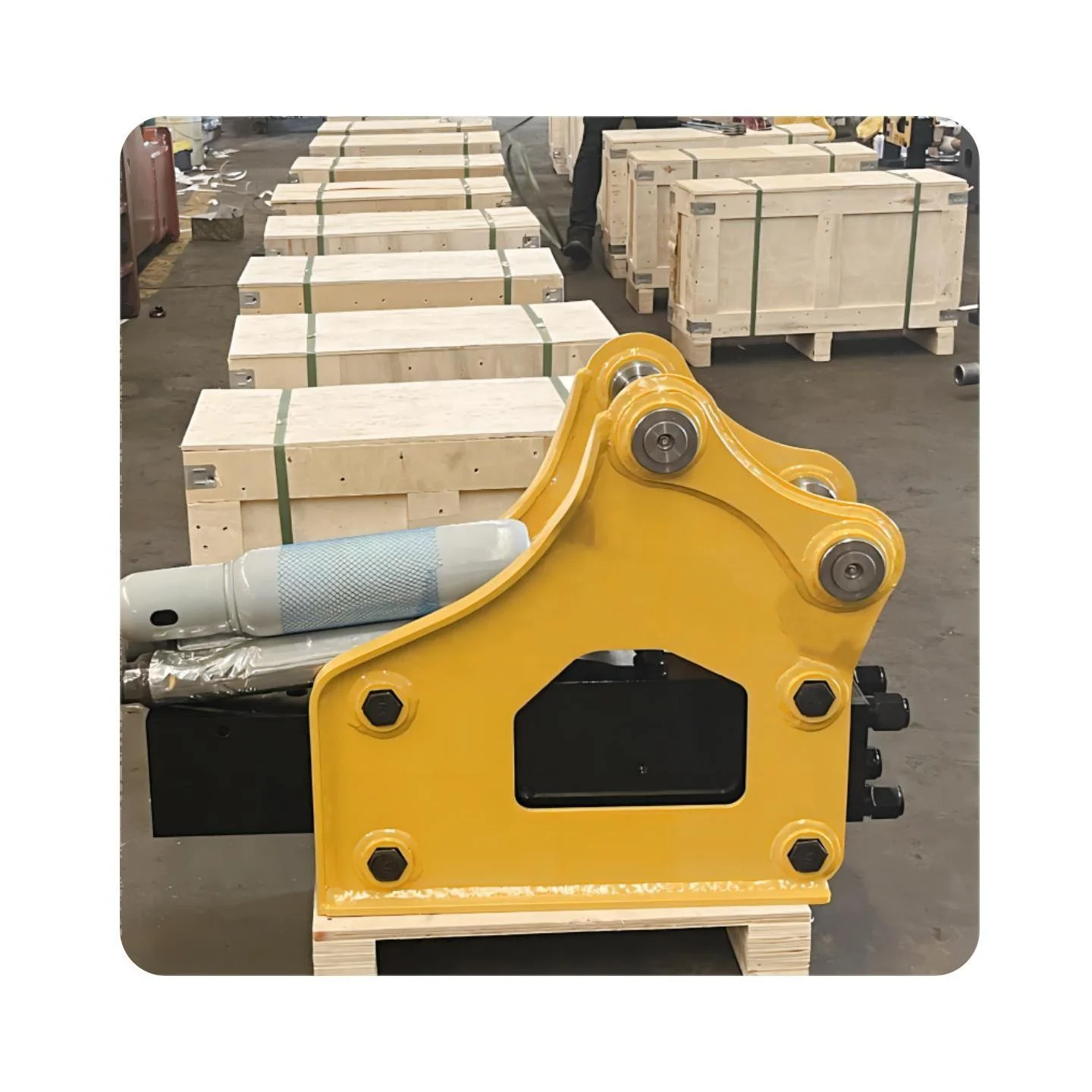 new technology low noise volvo loader minicargadora side bracket 1.7t hydraulic tock breaker hammer for excavator 2ton