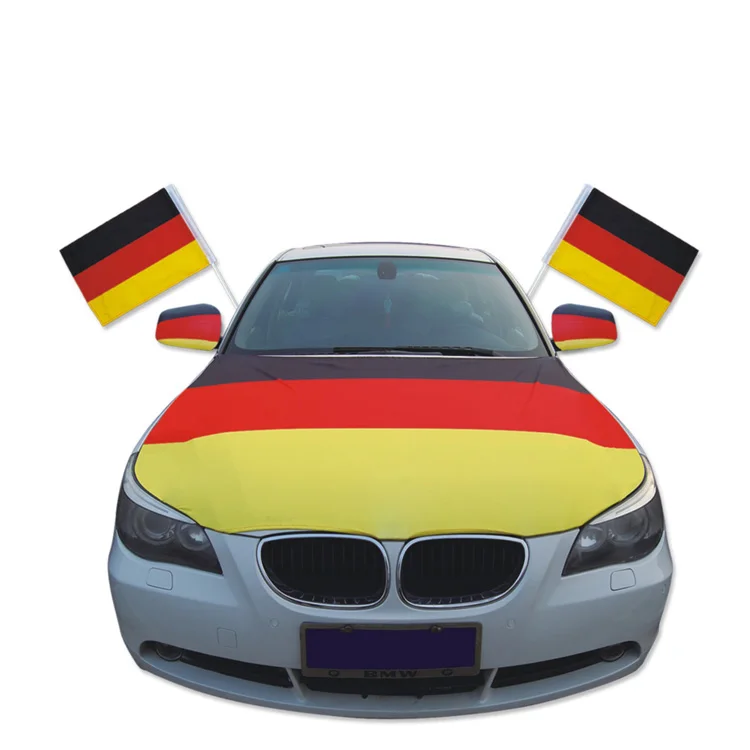 Outdoor custom printing auto dealer car mirror cover flag,car window flag pole,custom car flags
