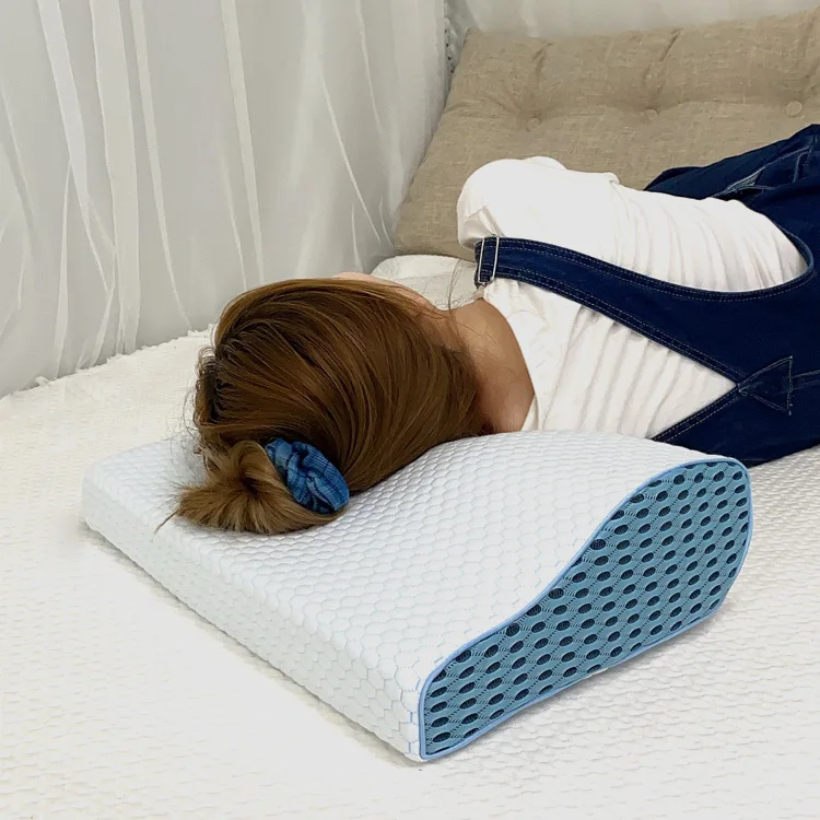 Neck profile Ergonomics Orthopaedics custom cervical spine bed memory foam pillow for comfortable sleep