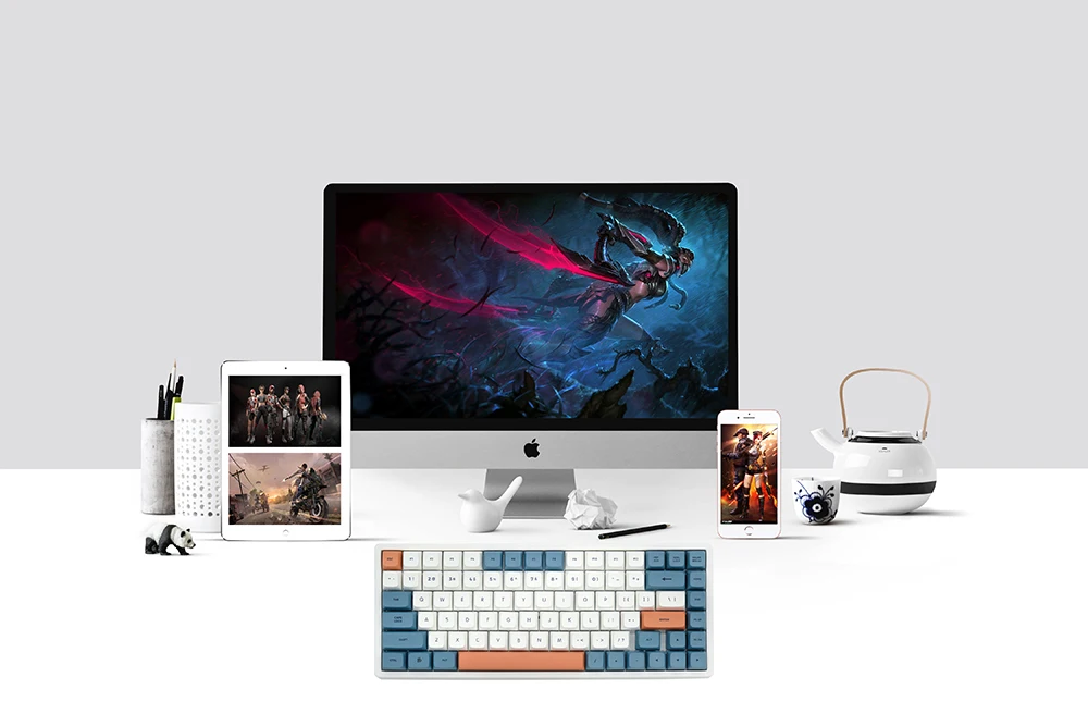 2021 Newest Design Gaming Mechanical RGB BLUETH USB Type-C Keyboard