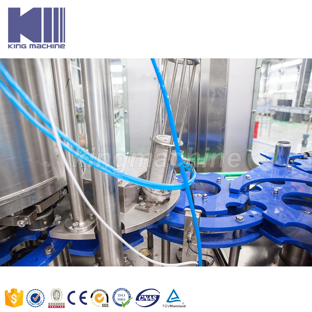 Economy Type Tin Can Beverage Filling Machine / Production Line