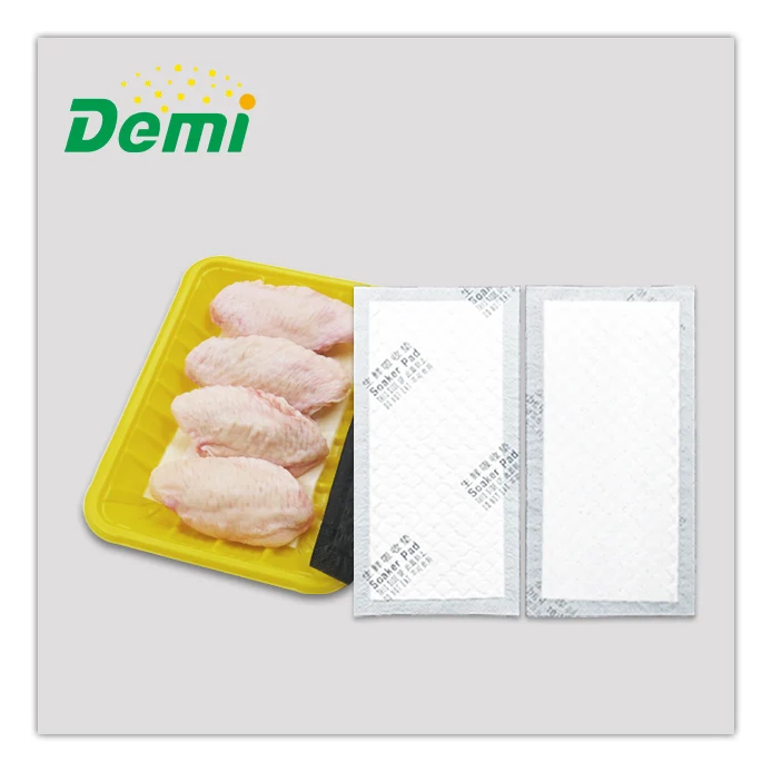 Direct Selling Solid Color Multifunctional Food Water Absorbent Meat Paper Pad