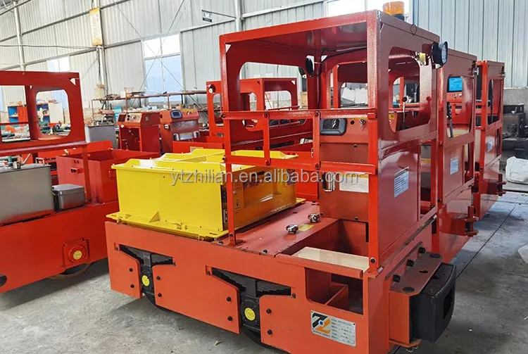 Industrial Railway Narrow Gauge Electric Locomotive Lithium battery electric locomotive for underground mining