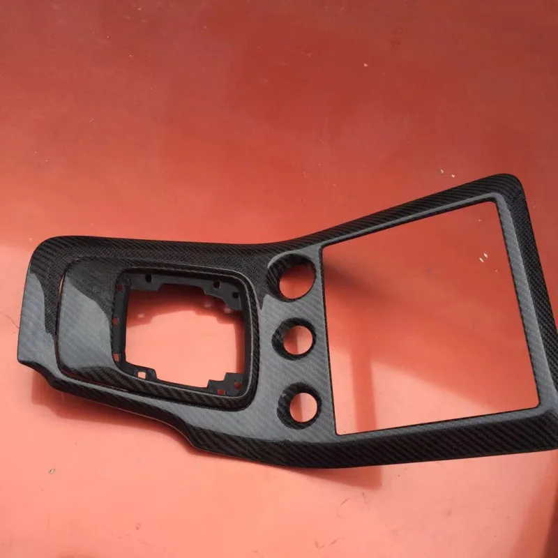 For silvia S15 OEM RHD Radio & Gear Surround Console Replacement (2pcs/set) carbon fiber