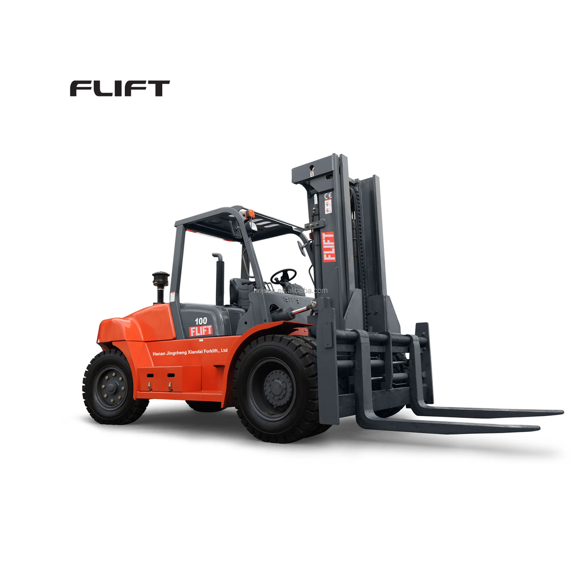 12 ton diesel forklift with Chinese Famous brand engine 12000 Rated capacity Hydraulic Transmission Pneumatic tires