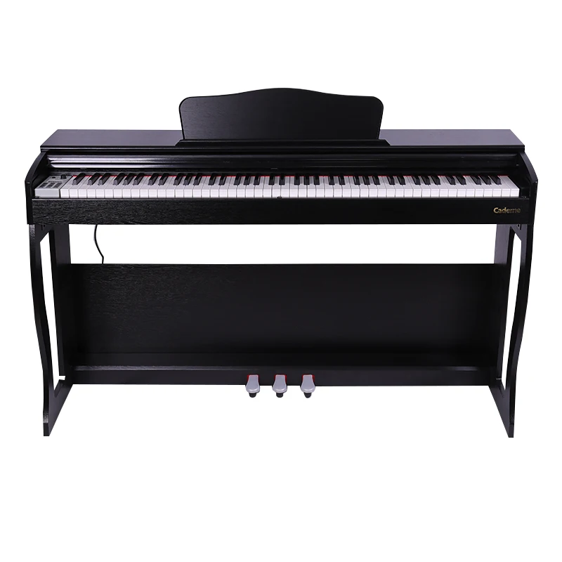 China professional electronic piano manufacturer LED display vertical digital music 88 keyboard electronic piano