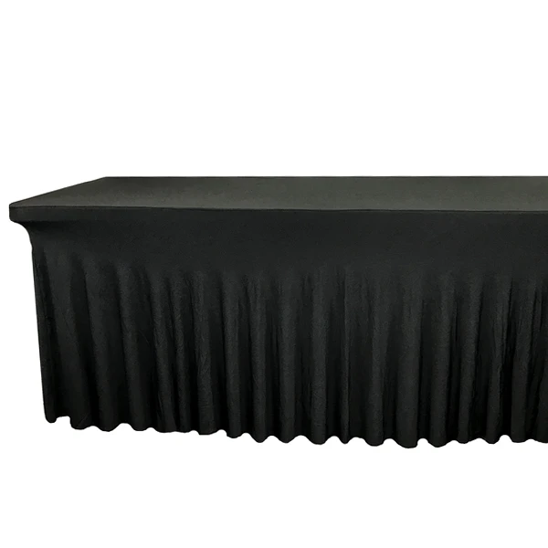 Spandex tablecloth rectangle table skirting table cover 183x76x76 suitable for rectangular tables or buffets