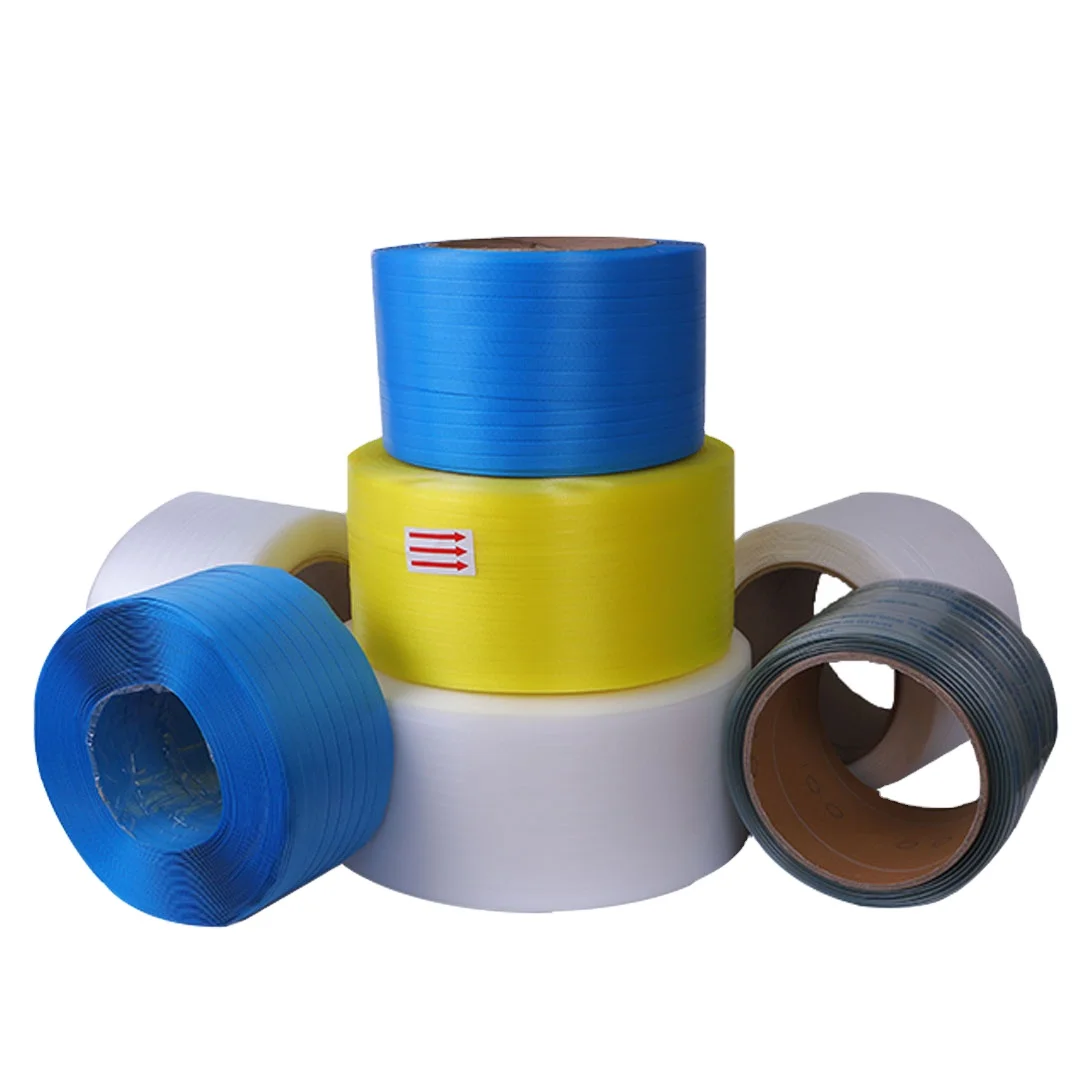 Cheap Price Polyester Packing Strap Pet Strap Roll Pet Strapping Tape For Packing Cotton And Aluminum Ingot And Brick