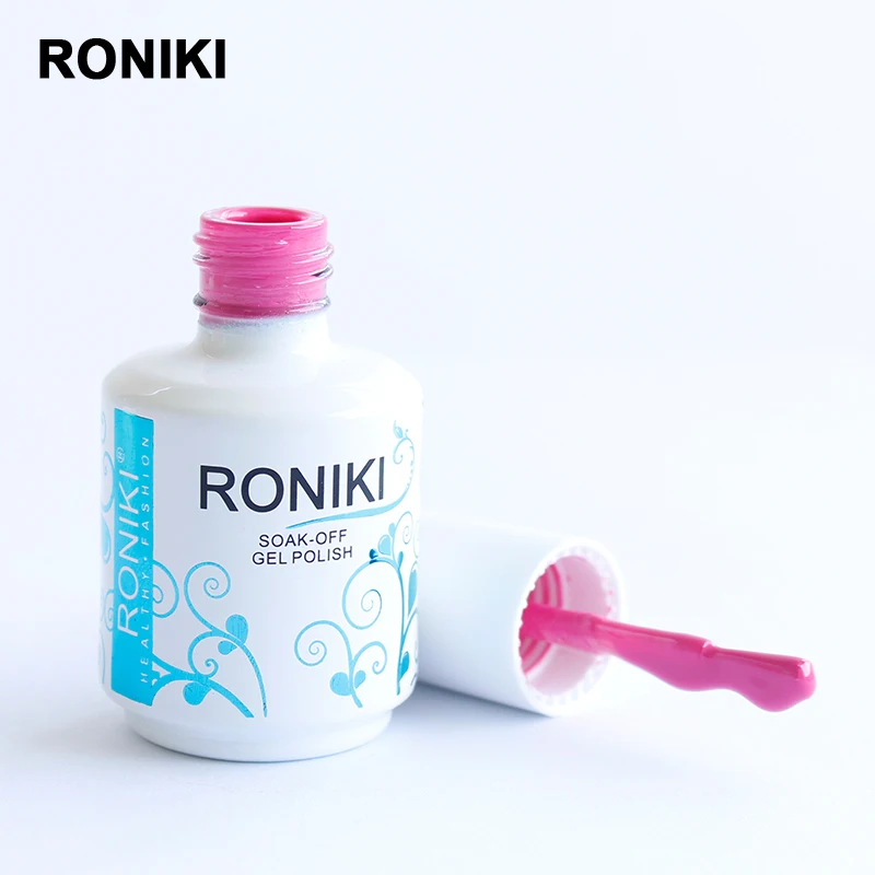  RONIKI оптовая продажа индивидуальная торговая марка отмачиваемый цветной УФ Гель-лак для
