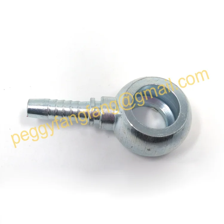 Forged Carbon Steel Brake Line Hose Assembly Rubber Hydraulic Tube Reducing Metal Barb Ferrule Connector End Pipe Fittings
