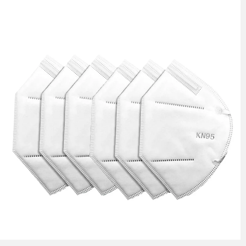 Маска противопылевая одноразовая Kn95 для ежедневной защиты от дыхания и ушной петли для защиты рта PM 2,5