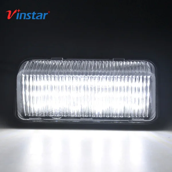 Hot Sale LED Register License Number Tag Plate Lamp for Toyota Avalon Alphard Corolla Vellfire Mirai RAV4 Prius for Lexus LX UX
