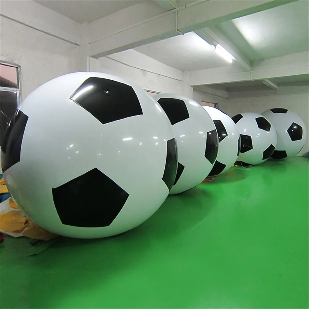 Custom Advertising Inflatable Balloon Large Inflatable Soccer Ball Inflatable Soccer Ball for Game Event Commercial Decoration