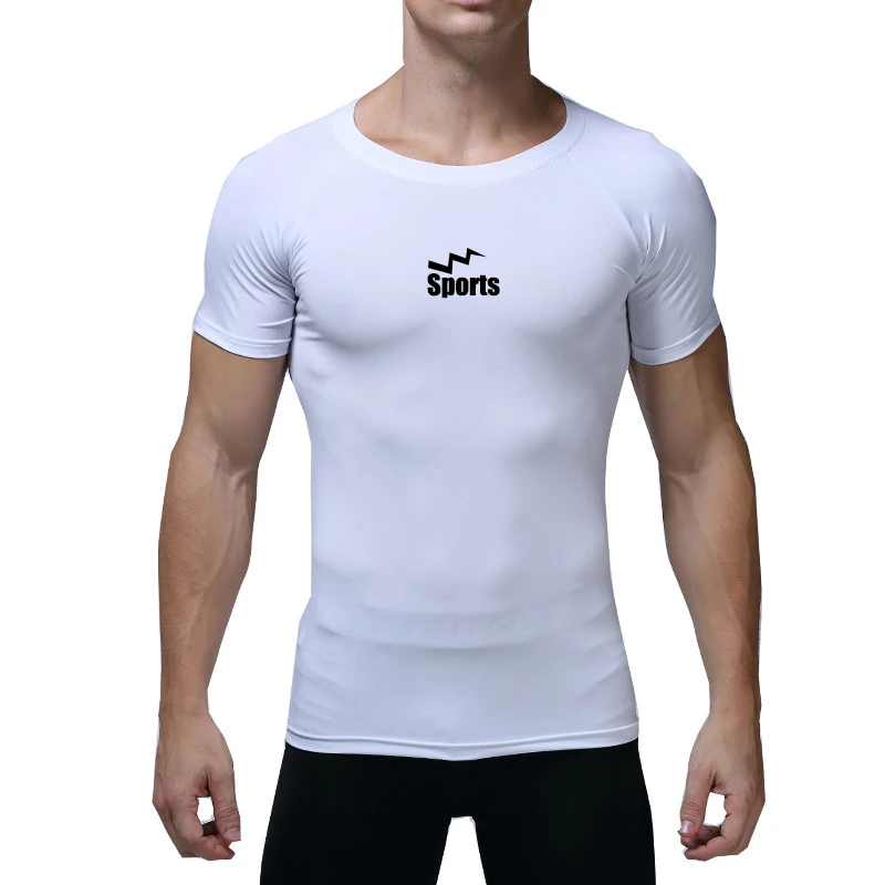 High Quality Mens T Shirt Casual Custom T-Shirt Printing Sport Gym Spandex Cotton Plain Black T Shirt OEM Wholesale