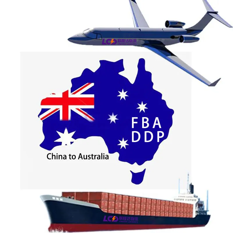 LINKEDA Logistics Freight Forwarder DDP Cargo Sea Express International Shipping Agent China To AUS USA CA UK France Germany
