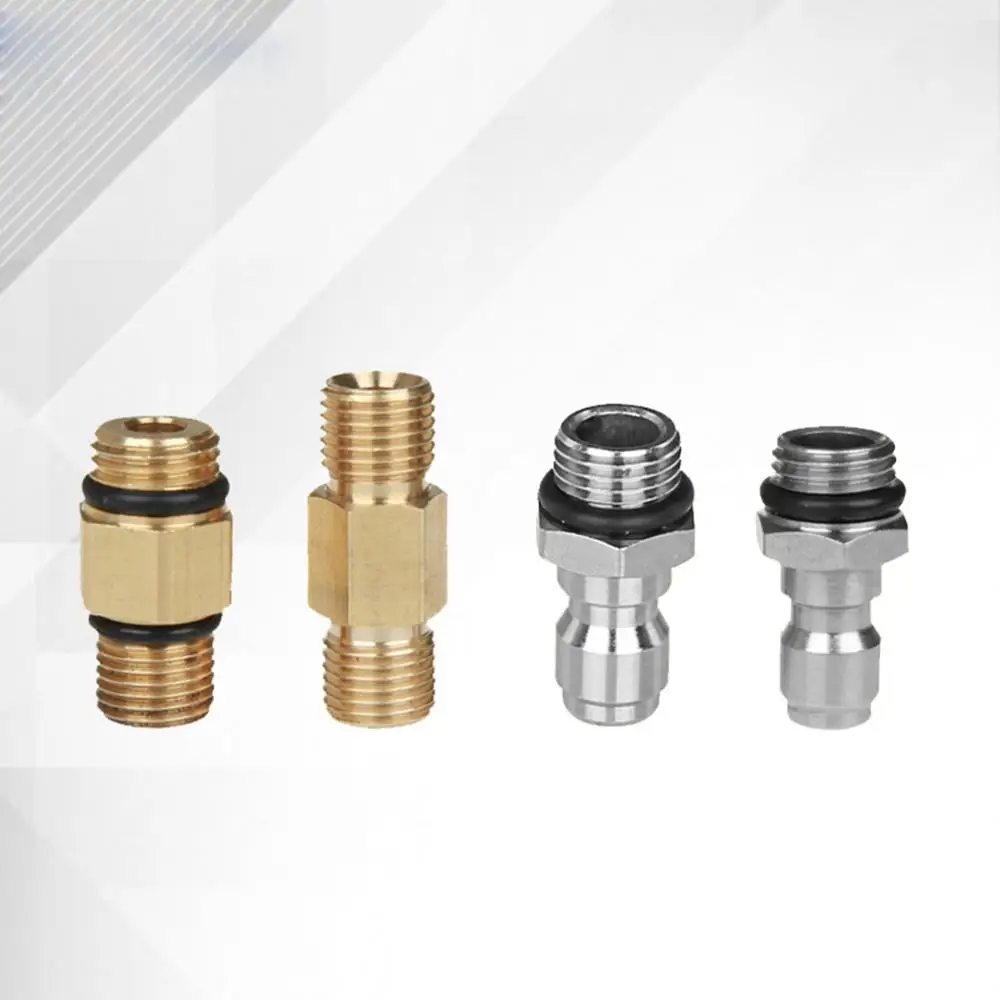 1PC High Pressure Washer Water Gun 1/4 inch Quick Connector M14x1.5mm Connector for Snow Foam Pot Spray Nozzle PA