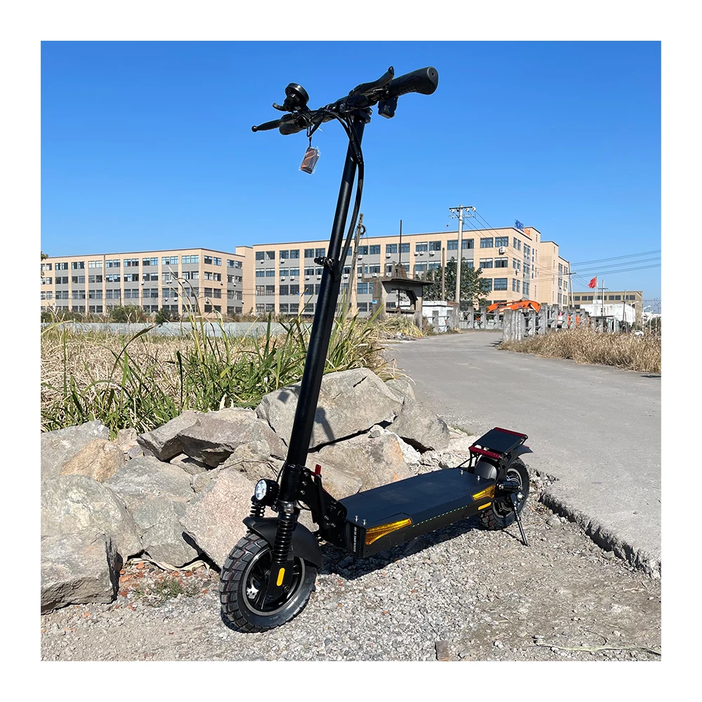 Germany Stock Off-road Wide Tire Adults Electric Scooter 10inch Folding Electric Scooter Battery Electric Scooter 48V