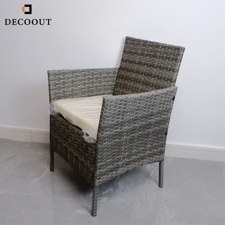 New Assembly Outdoor Furniture Rattan Chairs Coffee Table Garden Restaurant Dining Outdoor Table And 4 Chairs Set