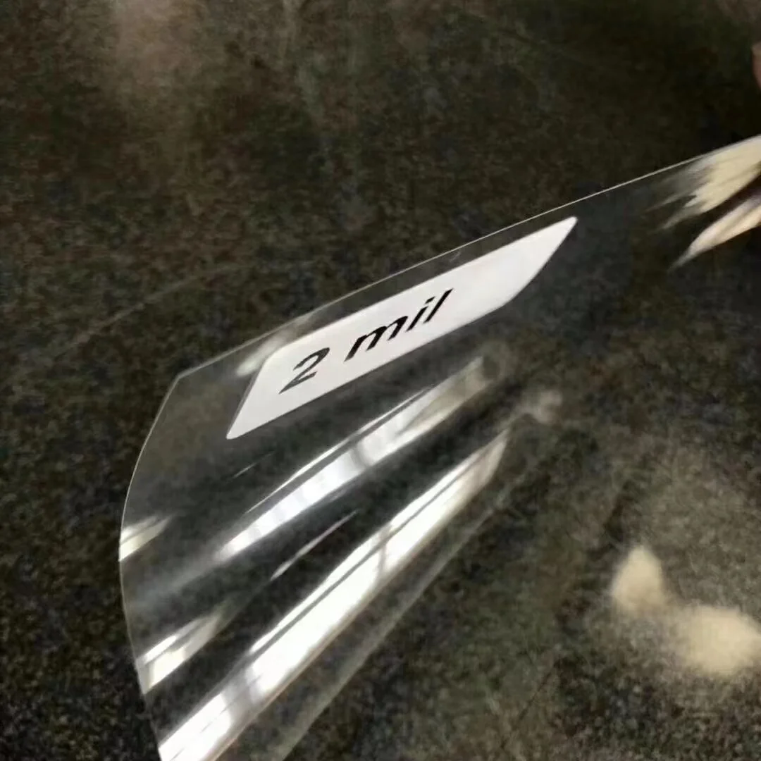 4 мил прозрачная защитная пленка для окна Противоударная прозрачная защитная пленка для стекла