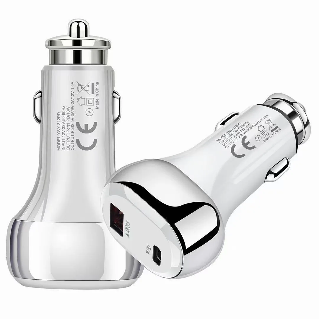 
Recent Popular Product Factory Price Advanced High Quality Car Charging Accessories 38W Car Charger for Iphone,Fast Car Charger 