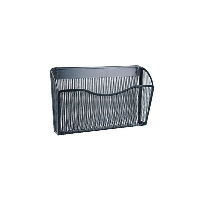 Strong Hanging File Folder Magazine Rack Mesh Office Organizer Pocket Wall Mounted Metal File Holder