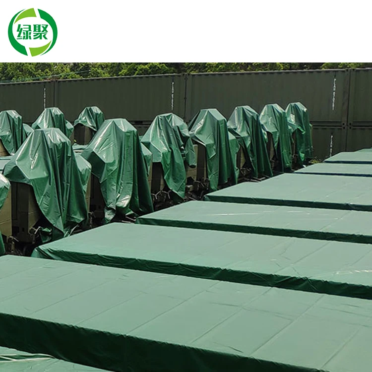 Custom Pvc Tarpaulin Goods Cover, Water Proof Canvas Tarpaulin Heavy Duty For Poultry Housing