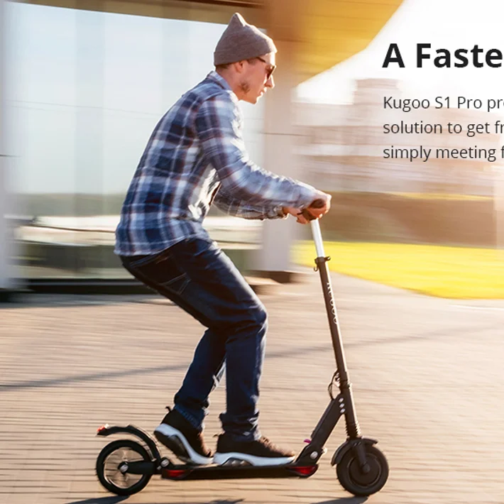 Chinese Free Shipping 2019 Hot Sale 350Wt Electric Scooter Kugoo S3 Pro Scooter Electric