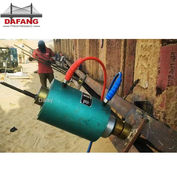 Оборудование для натяжения фундамента 50 т 65 75 80 110 250 полый домкрат 100 тонн гидравлический цилиндр с предварительным напряжением