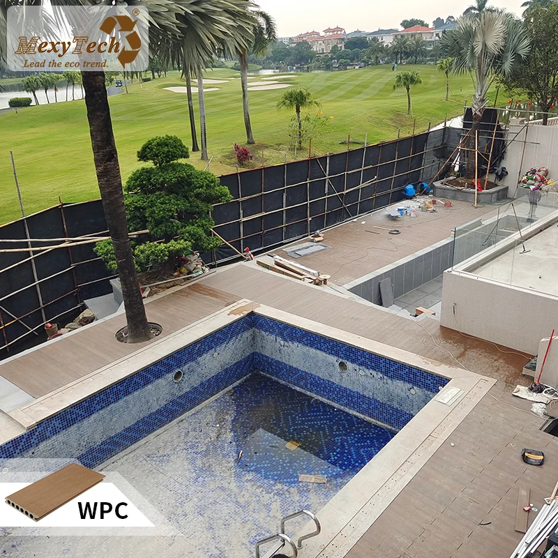 good quality seamless co-extrusion wpc decking garden wood plastic composite decking garden wood deck