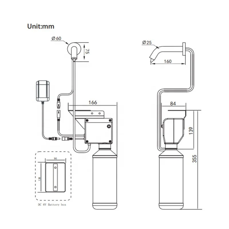 Touchless/Automatic Hand Sanitizer Dispenser/liquid Soap Dispenser Smart Sensor With Stand Smart Sensor