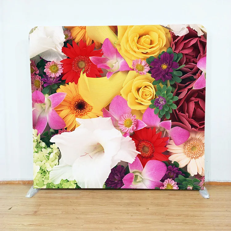 10ft Straight Custom Pillow Case Advertising Display Stand Photo Booth Backdrop