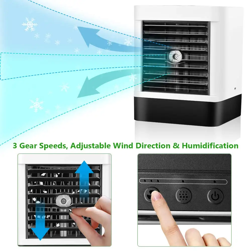 2020 new mini air cooler desktop room portable air conditioner for home office