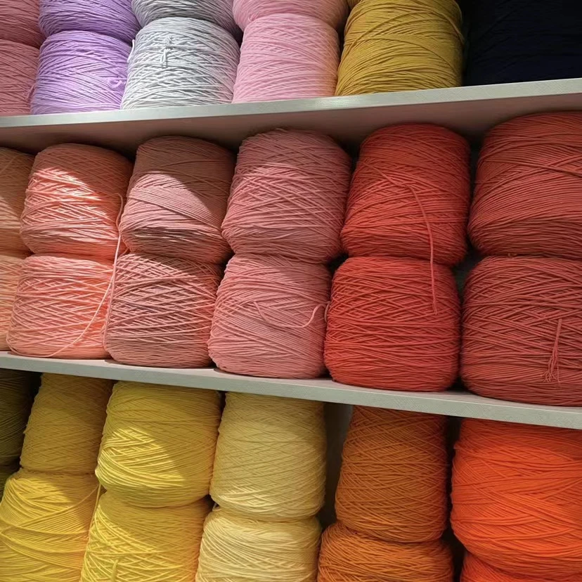 Milk Cotton 400g Wool Acrylic 8-Layer Conical Tufting Gun Carpet 1kg Bulk Crochet Yarn 100g DIY Tufting Carpet 3-5 Layers Dyed