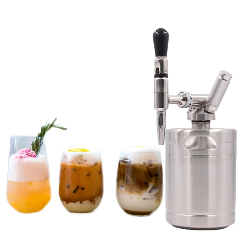 Wholesale popular new 64oz stainless steel nitro cold brew tea female men christmas cold coffee brew maker