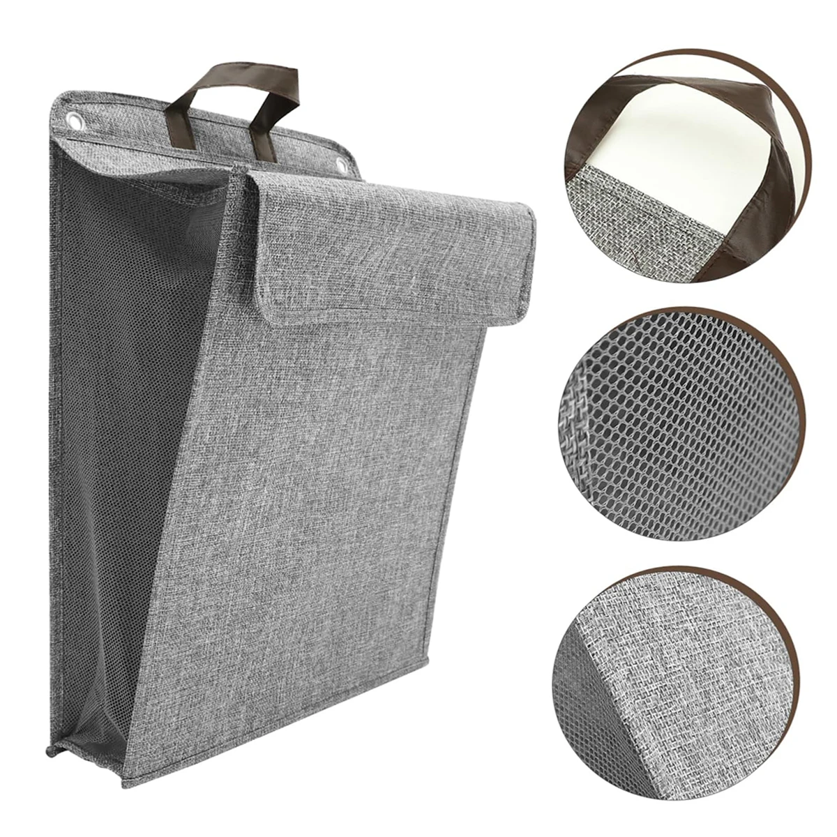 4001129 factory directly sell foldable wall mounted collapsible toilet laundry basket with lids