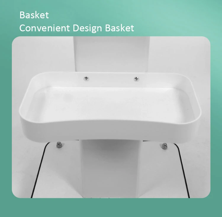 4 Wheels Movable Stand Desktop Trolley Cart Holder Rolling Trolley For Beauty Salon Spa Hydro Face Machine