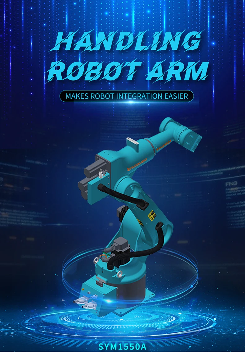 China Supplier 6 Axis Industrial Robotic Arm Automatic Manipulator Handling Robot Smart Laser Welding Machine