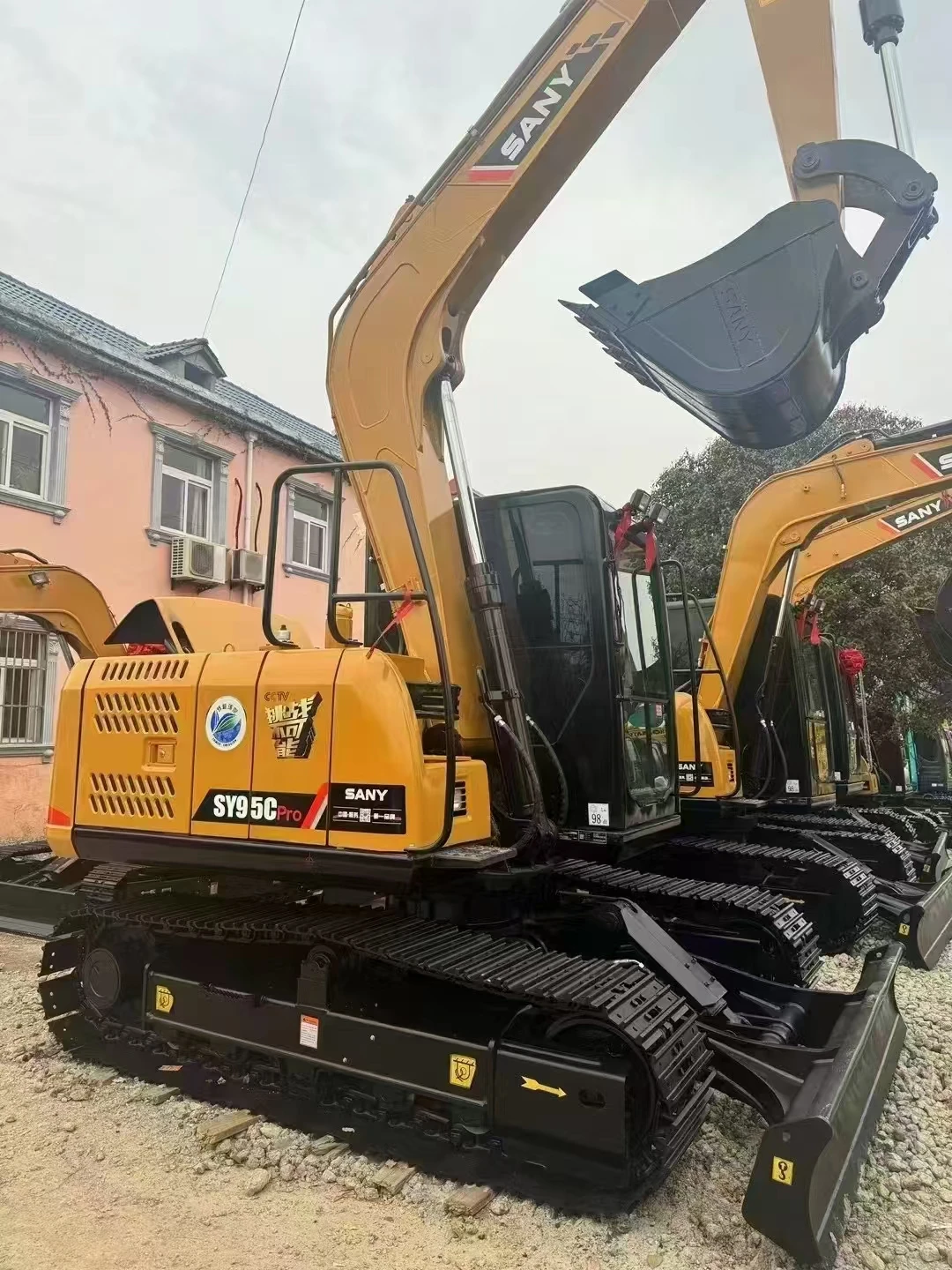 Best Used Chinese Small Hydraulic Excavator Sany SY95C 9.5T Mini Excavator Construction Digger Machinery With Good Equipment