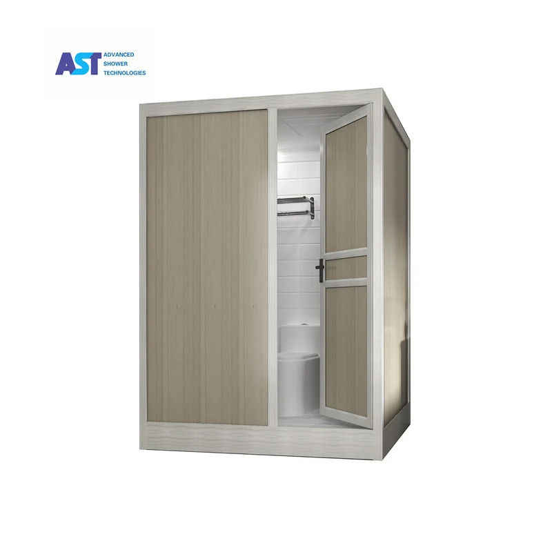 AST St.st.shower Drainer Bath Complete Product 19 Ft Family Camper Trailer Semi Off Road Caravan With Room Shower Cubicle Toilet