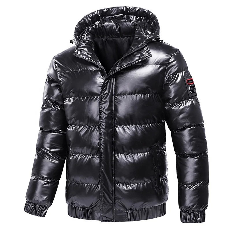 OEM Custom Logo Outdoor Male Padded Bubble Warm Winter Men Coats Puffer Jacket For Man
