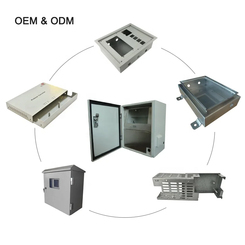 Custom Stainless Steel Aluminum Metal Electronic Enclosure Box sheet metal box aluminum stainless steel communication enclosure