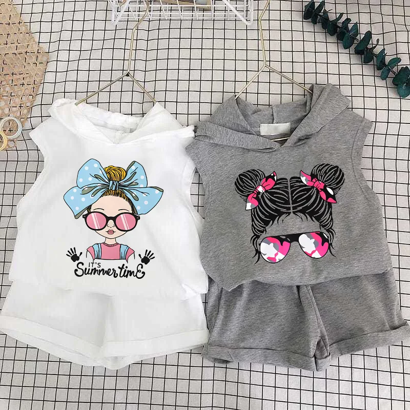 Children Clothes 2 Piece Sets Summer Toddler Baby Girls Kids Clothing Set
