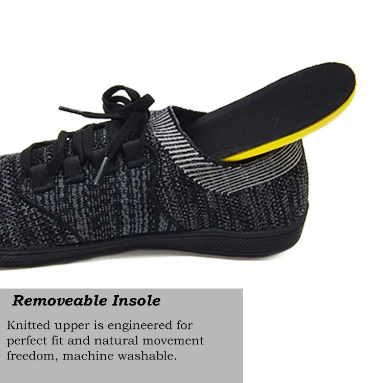 Non slip lightweight breathable weight lifting barefoot minimalist wide toe box shoes