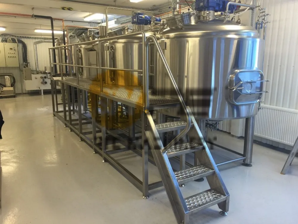 
full automatic alcohol beer production equipment, brewing system 