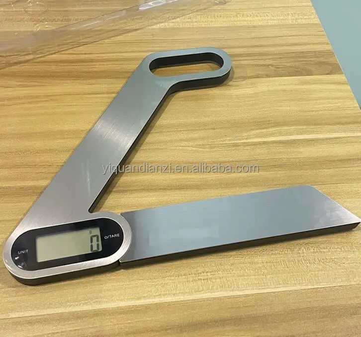 Easy Hanging Special Design Foldable Folding Kitchen Scale Brushed 201 Stainless Steel Platform Multiple Units Convenient Intake