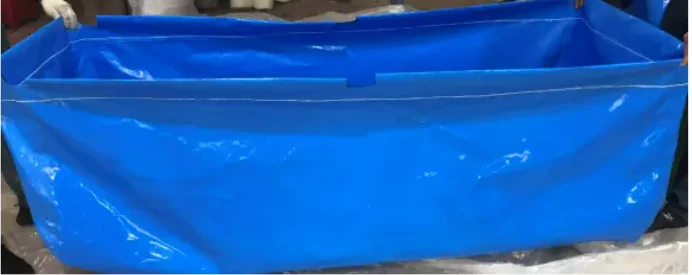 100% Polyester Water Tanks Swimming Pool Waterproof PVC Fish Pond Pools 500gsm 650gsm 700gsm Tarpaulin Woven Pattern Coat Design