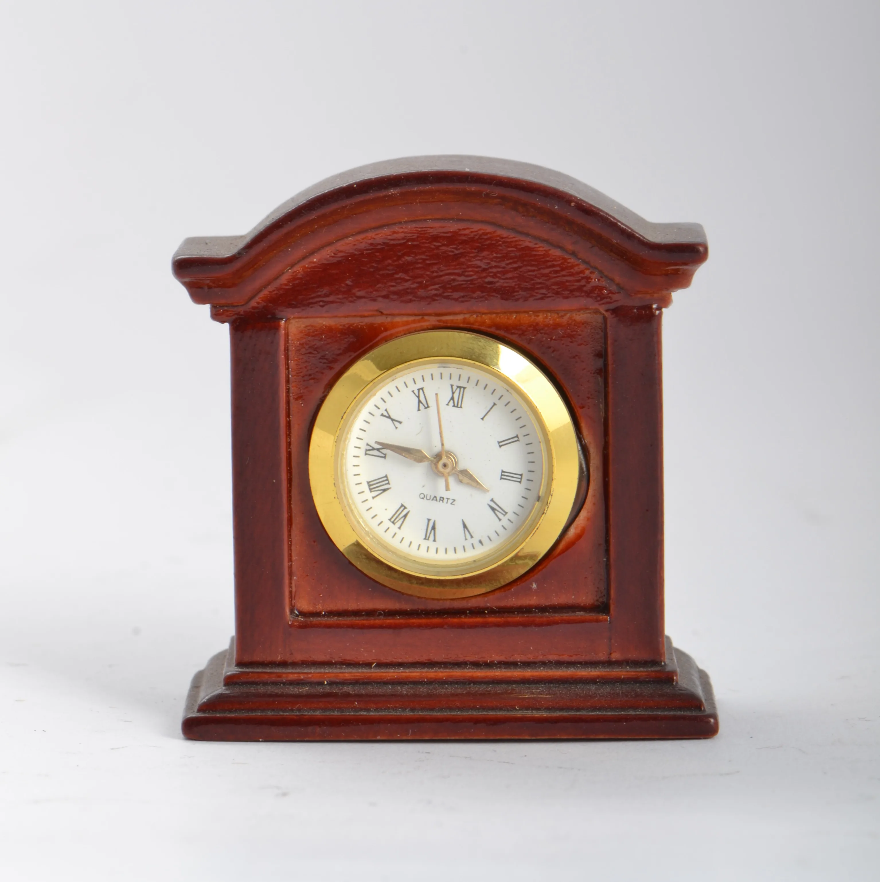
Handpainted OAK Dollhouse Miniature Grandfather Clock 1:12 