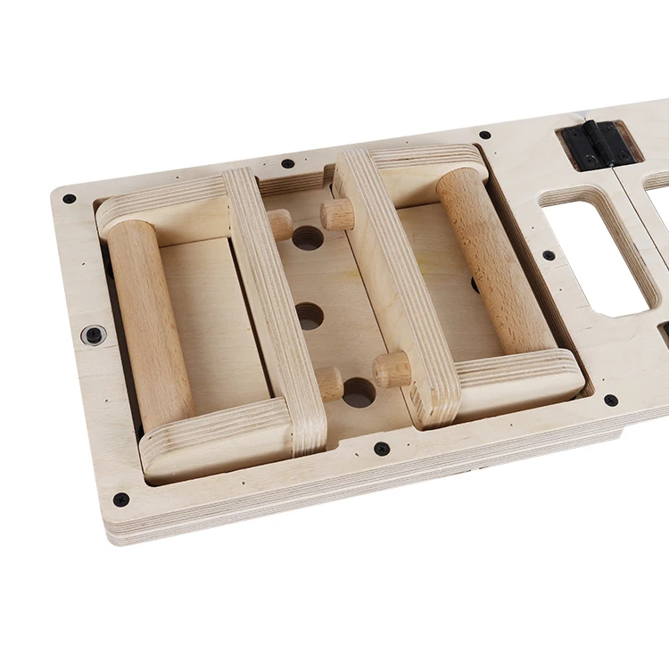 New design gym home wood push up board fitness push-up bars