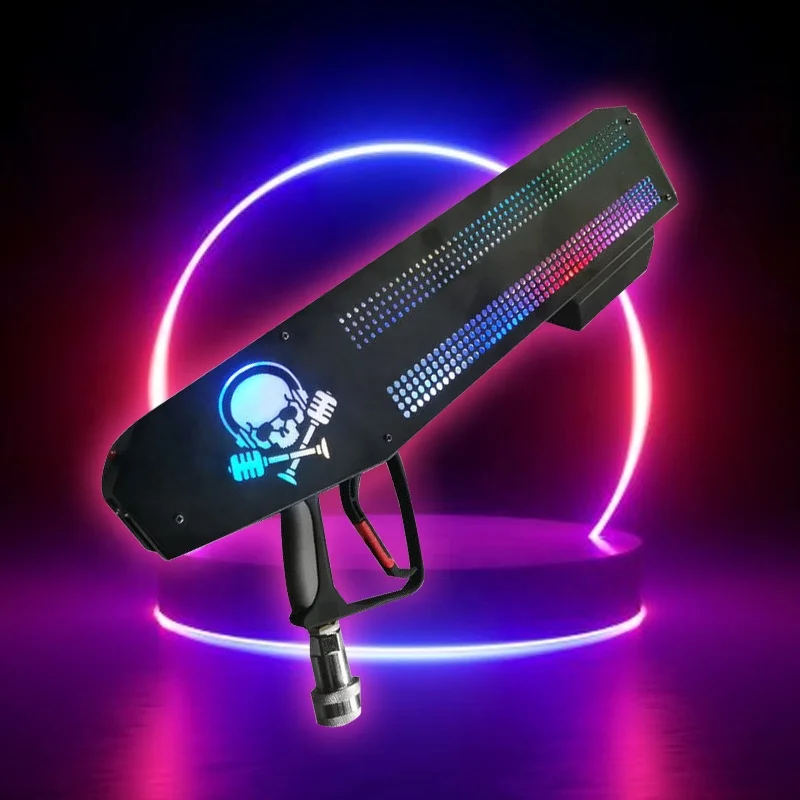 new arrival disco smoke machine co2 jet party led cannon gun for nightclub bar professional LED stage equipment party blaster