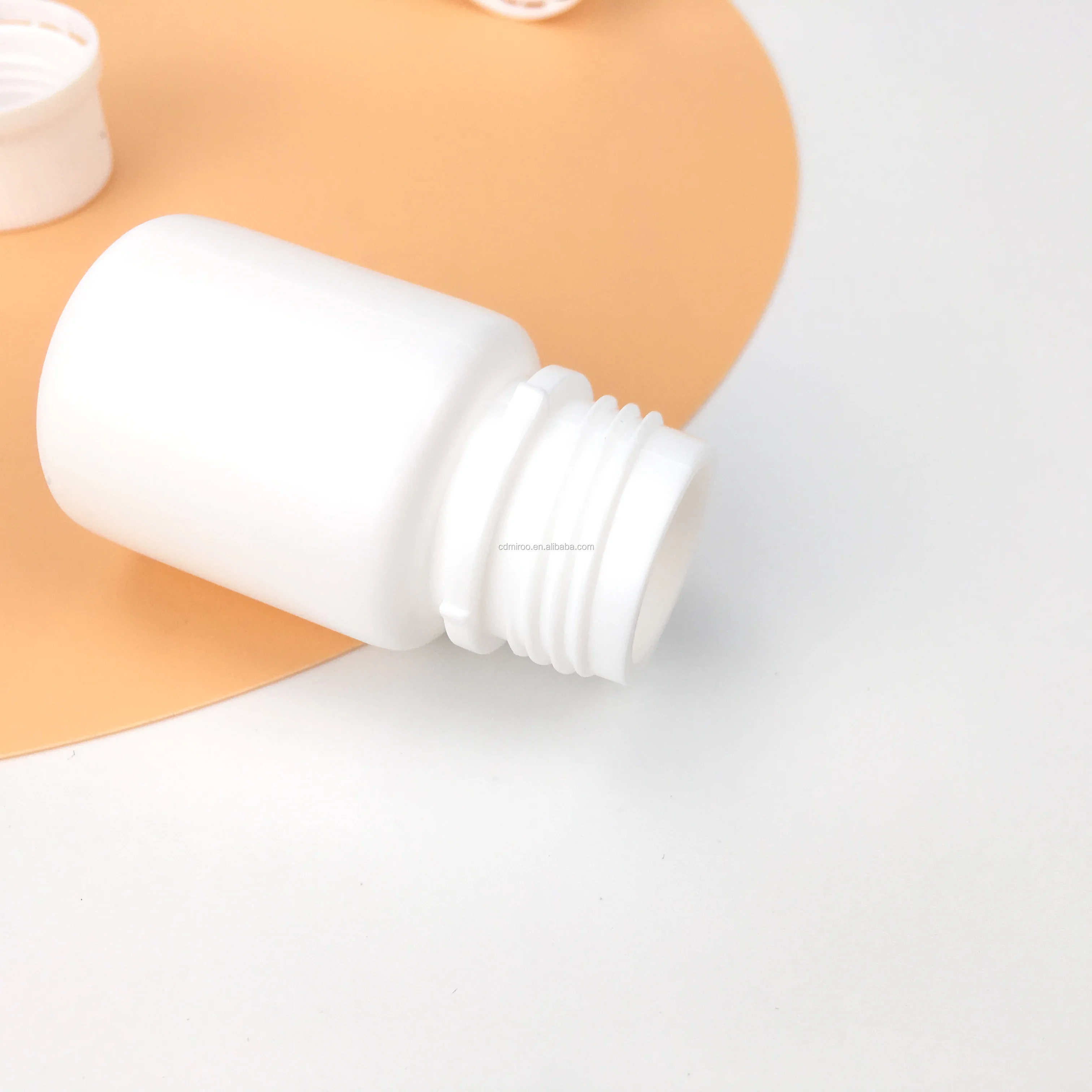 In Bulk Empty 50cc 50ml Plastic White HDPE Medicine Container pill bottles with tamper proof lid for vitamins Capsules tablets